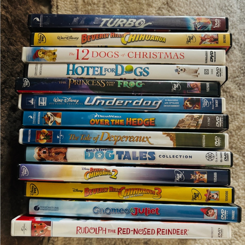 13 animal related kids family dvds! Great condition!